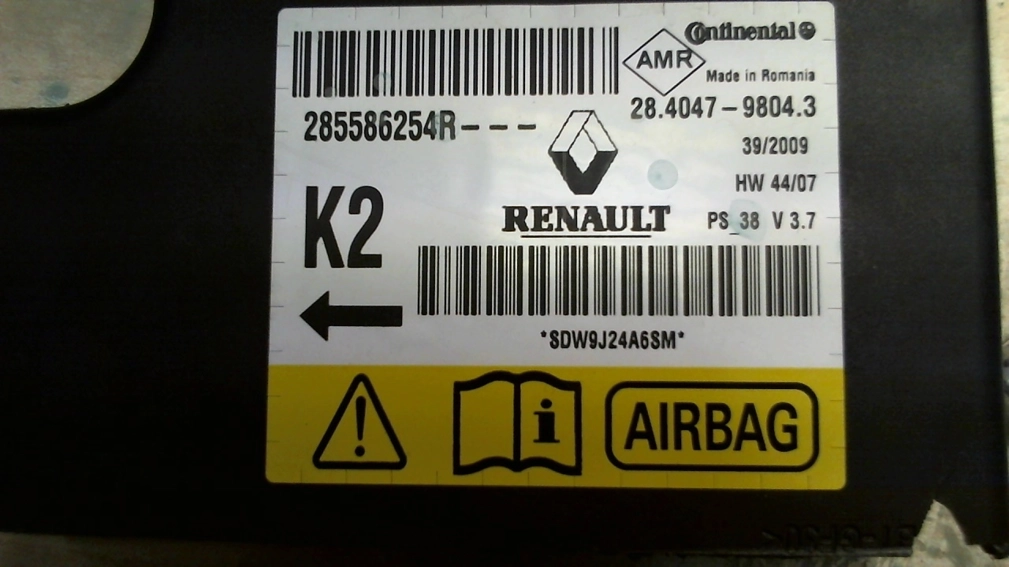 285586254 RENAULT MEGAN 3 95640 CRASH+CLEAR SRS.rar